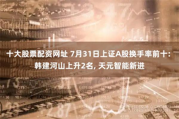 十大股票配资网址 7月31日上证A股换手率前十: 韩建河山上升2名, 天元智能新进
