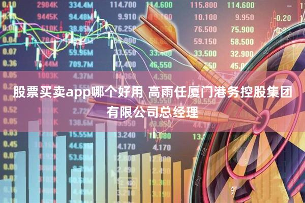 股票买卖app哪个好用 高雨任厦门港务控股集团有限公司总经理